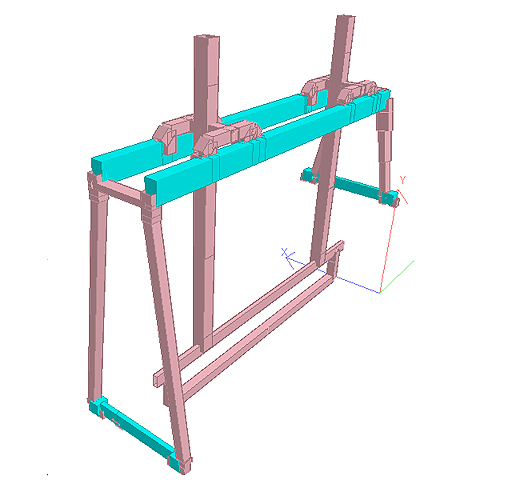 Hydraulically Operated Gantry Cane